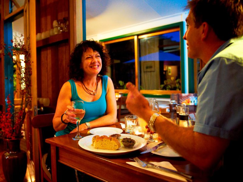 Norfolk Island Travel Centre Couple Dinner Hills