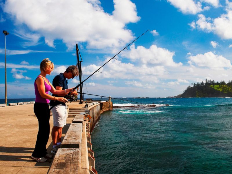 Norfolk Island Travel Centre Couple Fishing 2