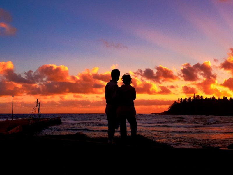 Norfolk Island Travel Centre Couple Sunset 2