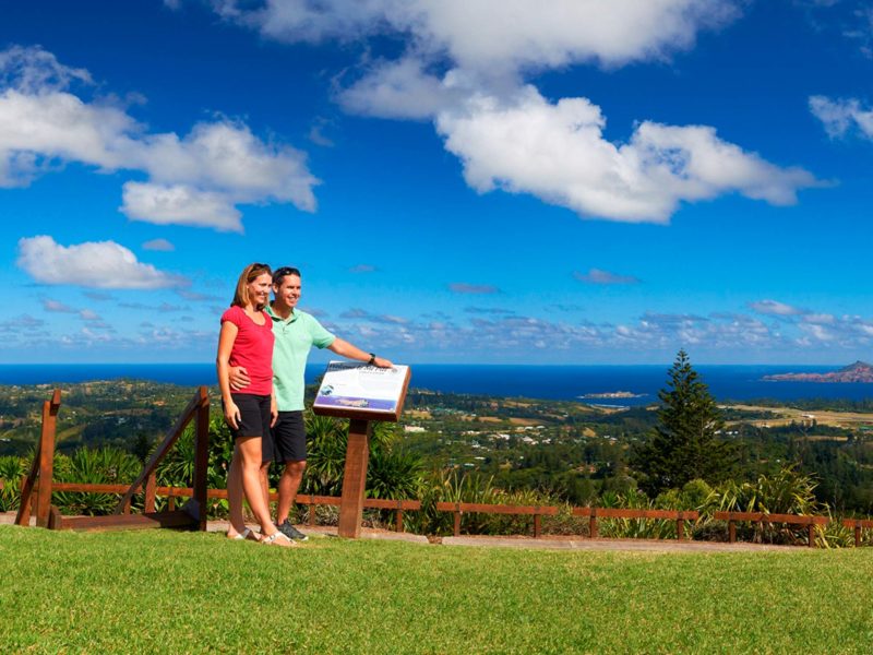 Norfolk Island Travel Centre Couple View Lookout