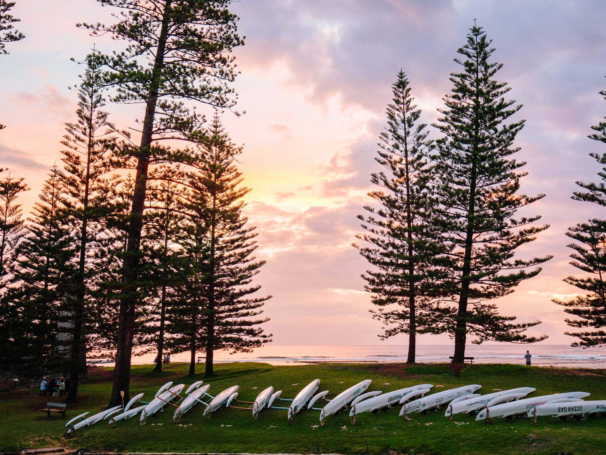 Norfolk Island Travel Centre Emily Bay Sunset NOC2018