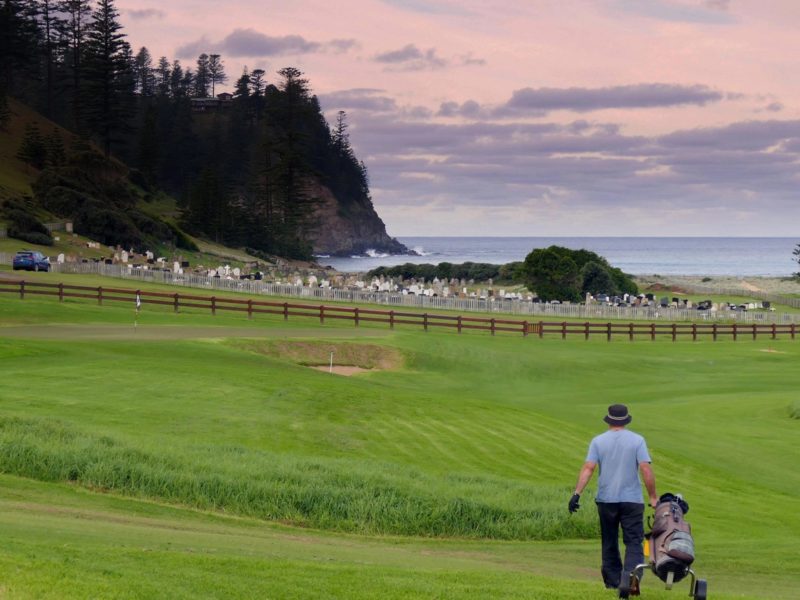 Norfolk Island Travel Centre Golf Course Cemetery