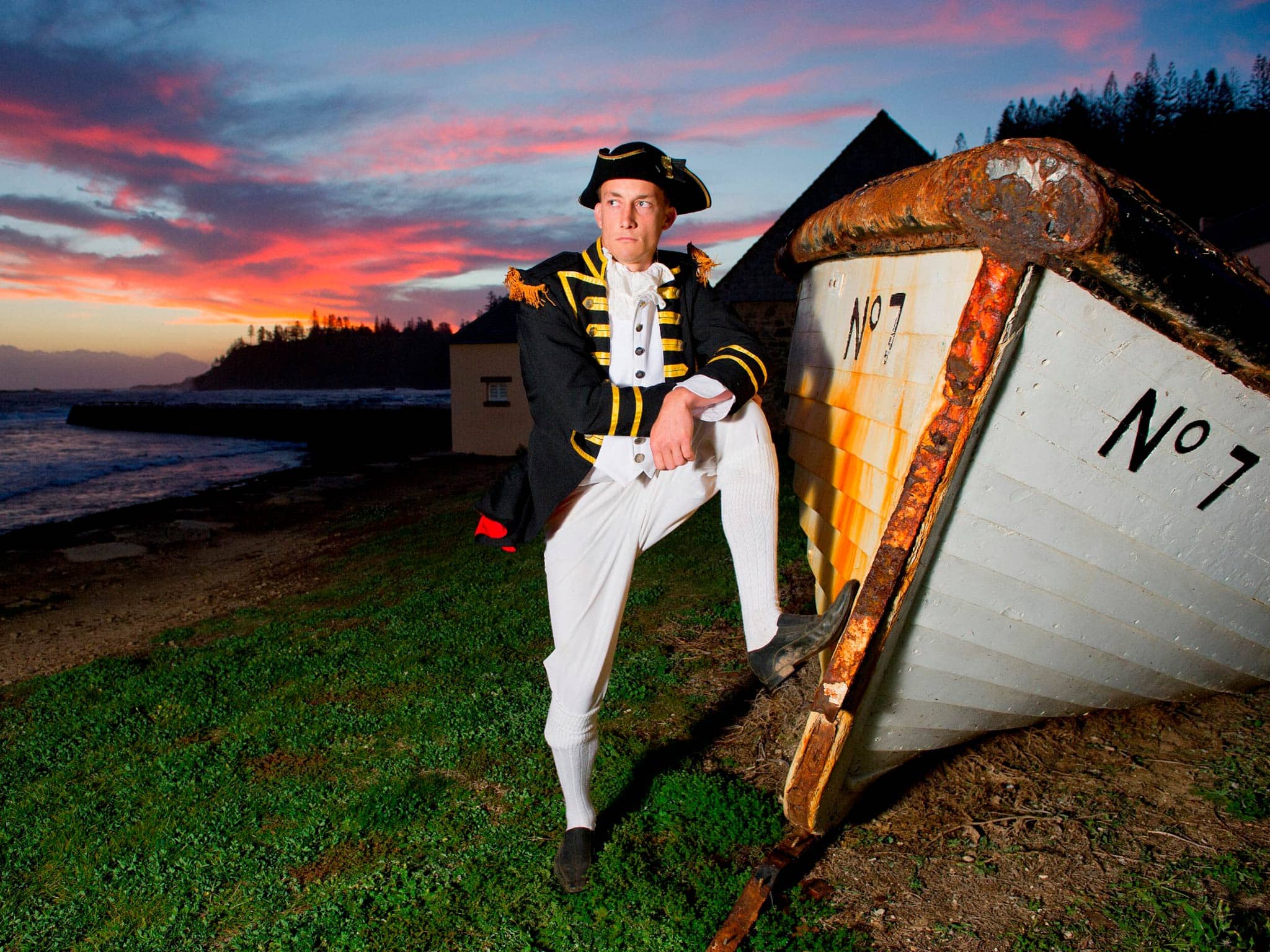 Norfolk Island Travel Centre Heritage Convict Sunset