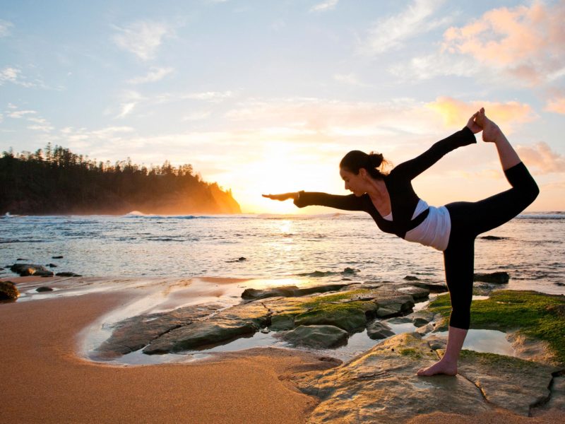 Norfolk Island Travel Centre Lifestyle Yoga Beach Sunset