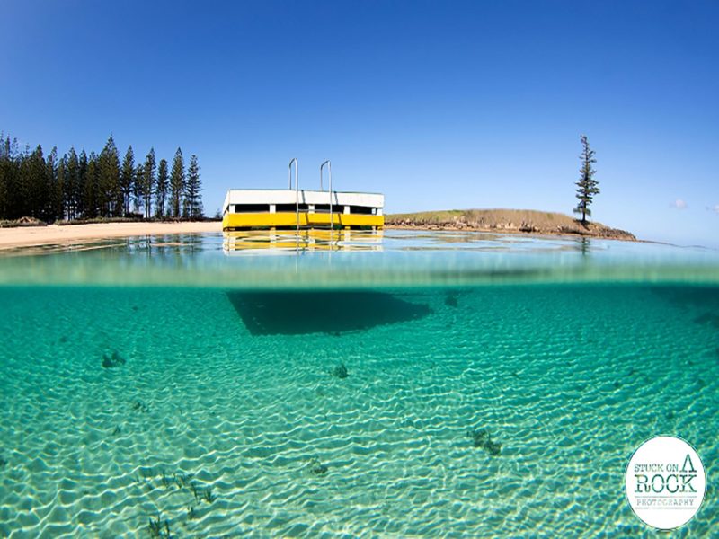 Norfolk Island Travel Centre The Raft Emily Bay Stuck On A Rock Photography