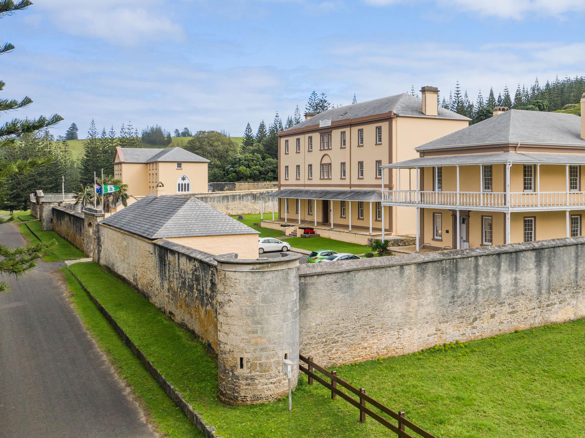 Historic Row in Kingston and Arthur's Vale on Norfolk Island