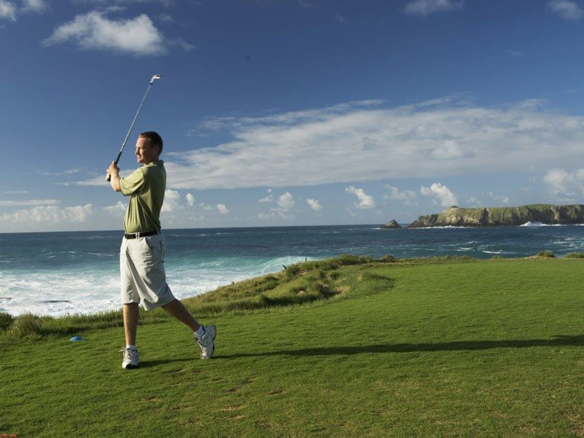 Norfolk Island Travel Centre Golf Swing