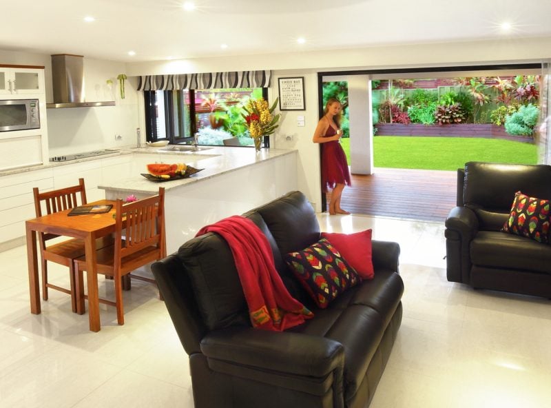 Tin Sheds Norfolk Island Travel Centre Deal Living Area Wide
