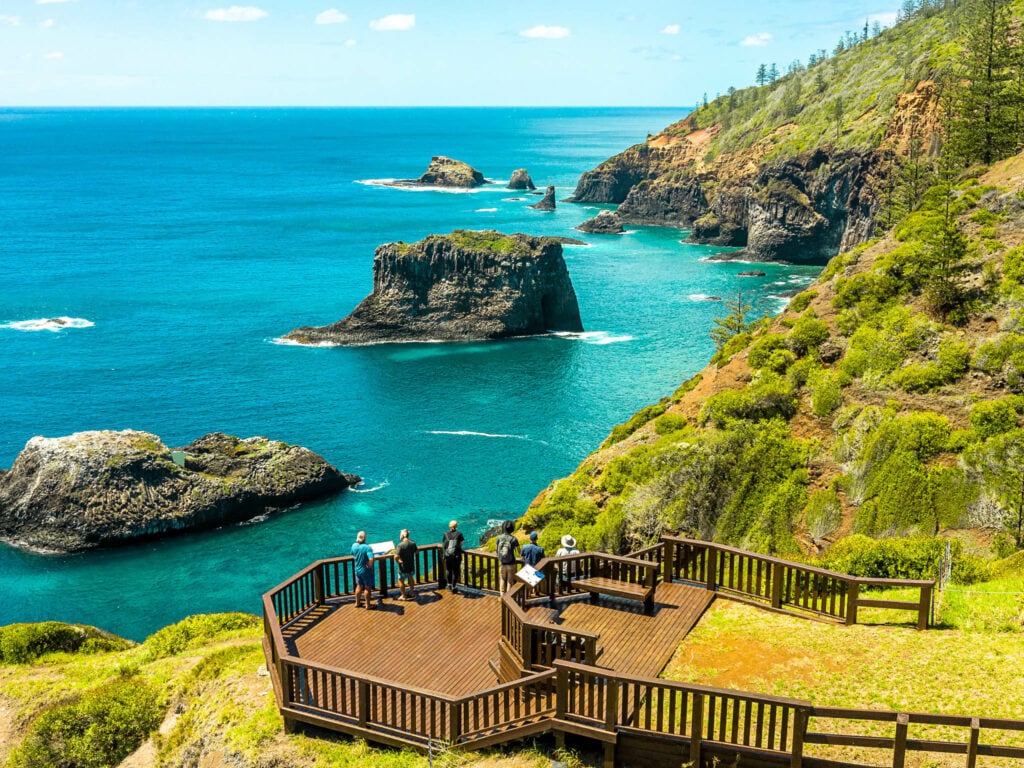 Captain Cook Lookout on Norfolk Island