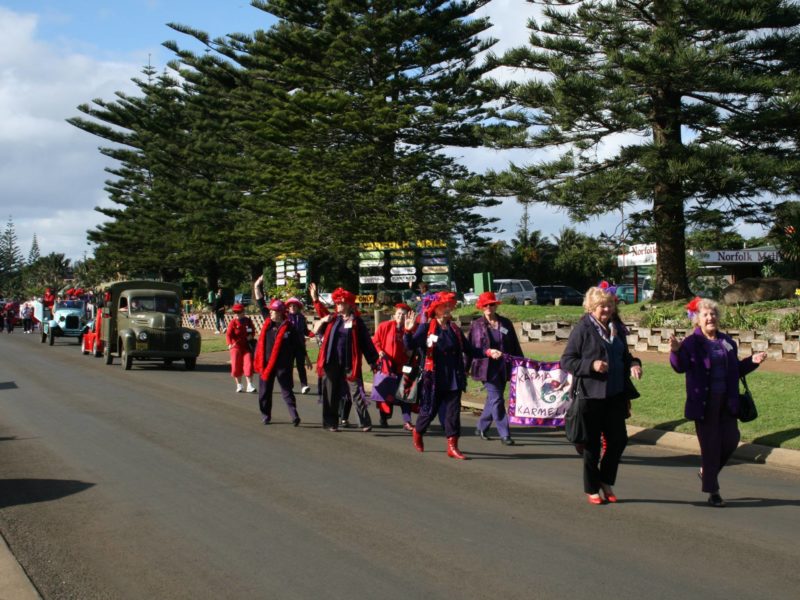 Red Hatters Norfolk Island 2009