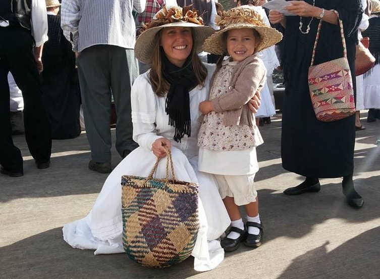 NITC Travel Agent Chrissy with daughter on Bounty Day 