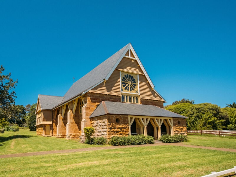 St Barnabas church on Norfolk Island