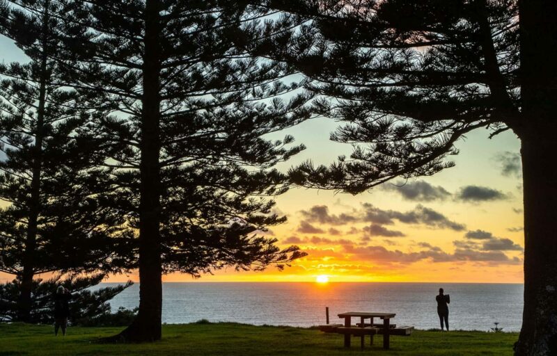 Sunset on Norfolk Island