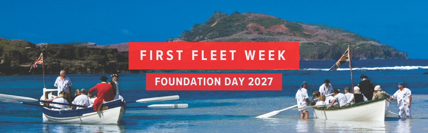 Foundation Day re-enactment on Norfolk Island